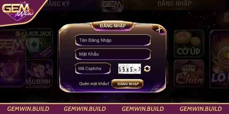 Hướng dẫn đăng nhập Gemwin trên máy tính